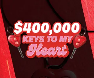 $400,000 Keys To My Heart